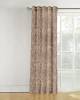 Light color readymade curtains available in textured design fabric online
